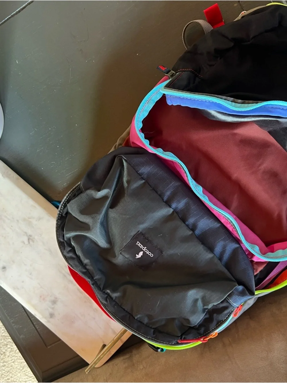 cotopaxi TARSA 16L Del Dia backpack colorful black pink teal backpack travel - Picture 9 of 10